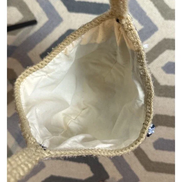 Crocheted Granny Square Purse Crossbody Bag Handbag Lined - BOHO/Vintage STYLE - Picture 9 of 9